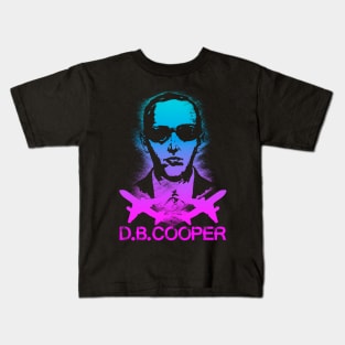 DBCooper - Purple Kids T-Shirt